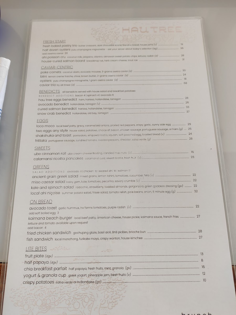 Hau Tree Menu - Image 4
